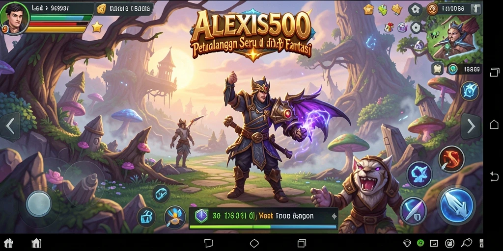 Gameplay ALEXIS500 yang menakjubkan dalam petualangan seru.