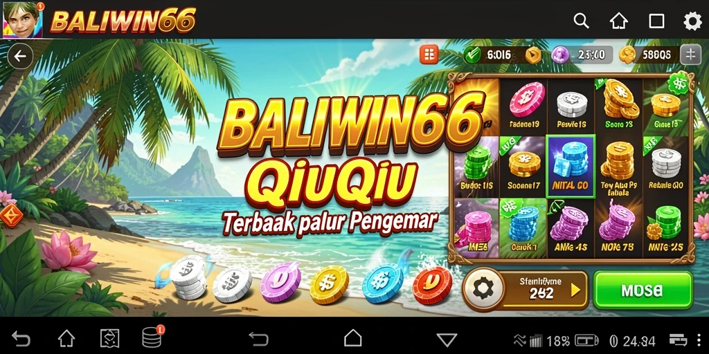 Tampilan gameplay QiuQiu BALIWIN66 yang seru dan menantang.