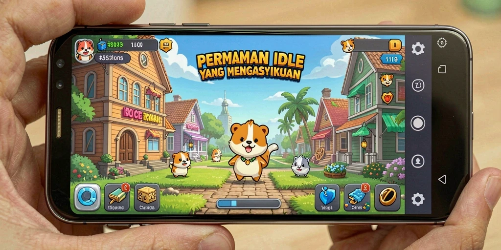Tampilan menawan gameplay D73 yang menampilkan karakter dan strategi.