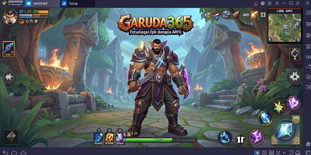 Tampilan gameplay GARUDA365 yang epik dan mendebarkan.