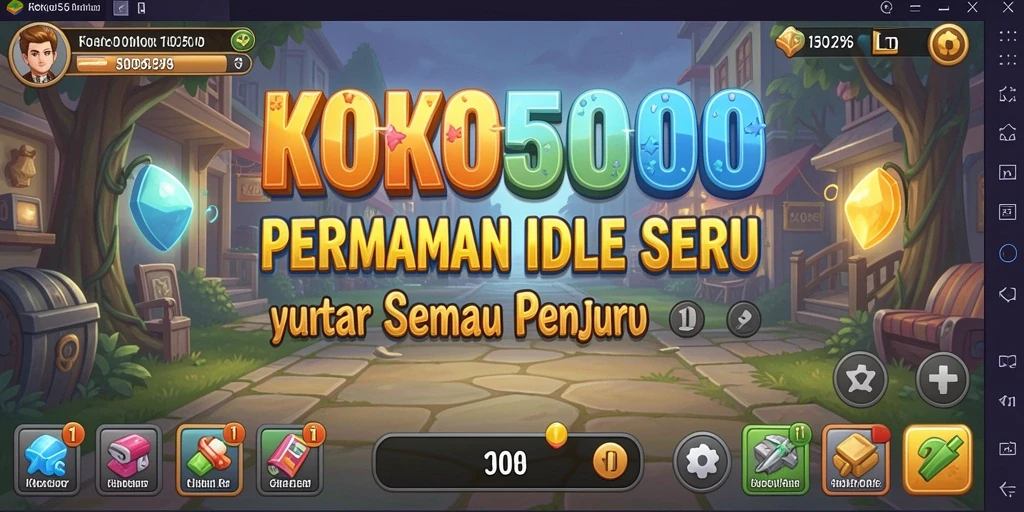 Tampilan menarik dari gameplay KOKO5000 yang mengasyikkan.