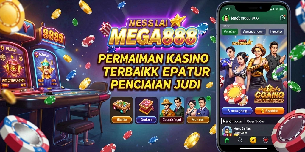 Tampilan menarik dan penuh warna dari gameplay MEGA888.