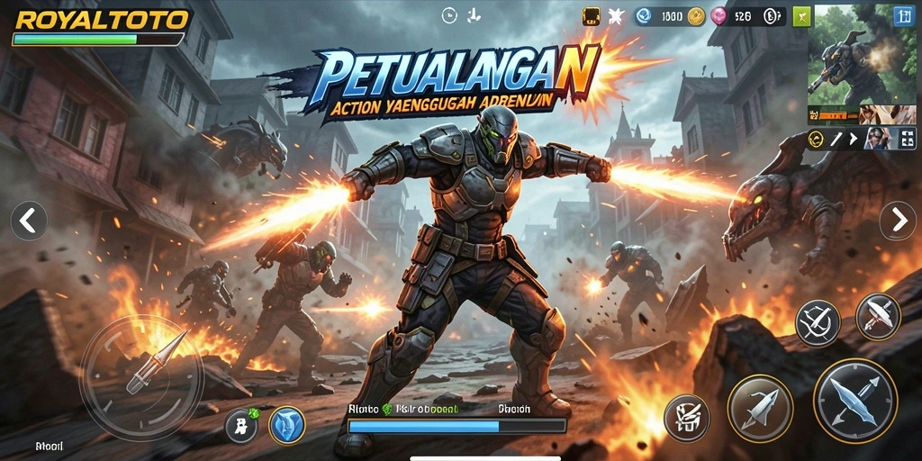 Tampilan screenshot gameplay ROYALTOTO yang seru dan mendebarkan.