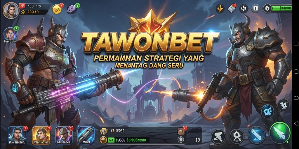 Tampilan menarik dari gameplay TAWONBET yang menguji strategi.